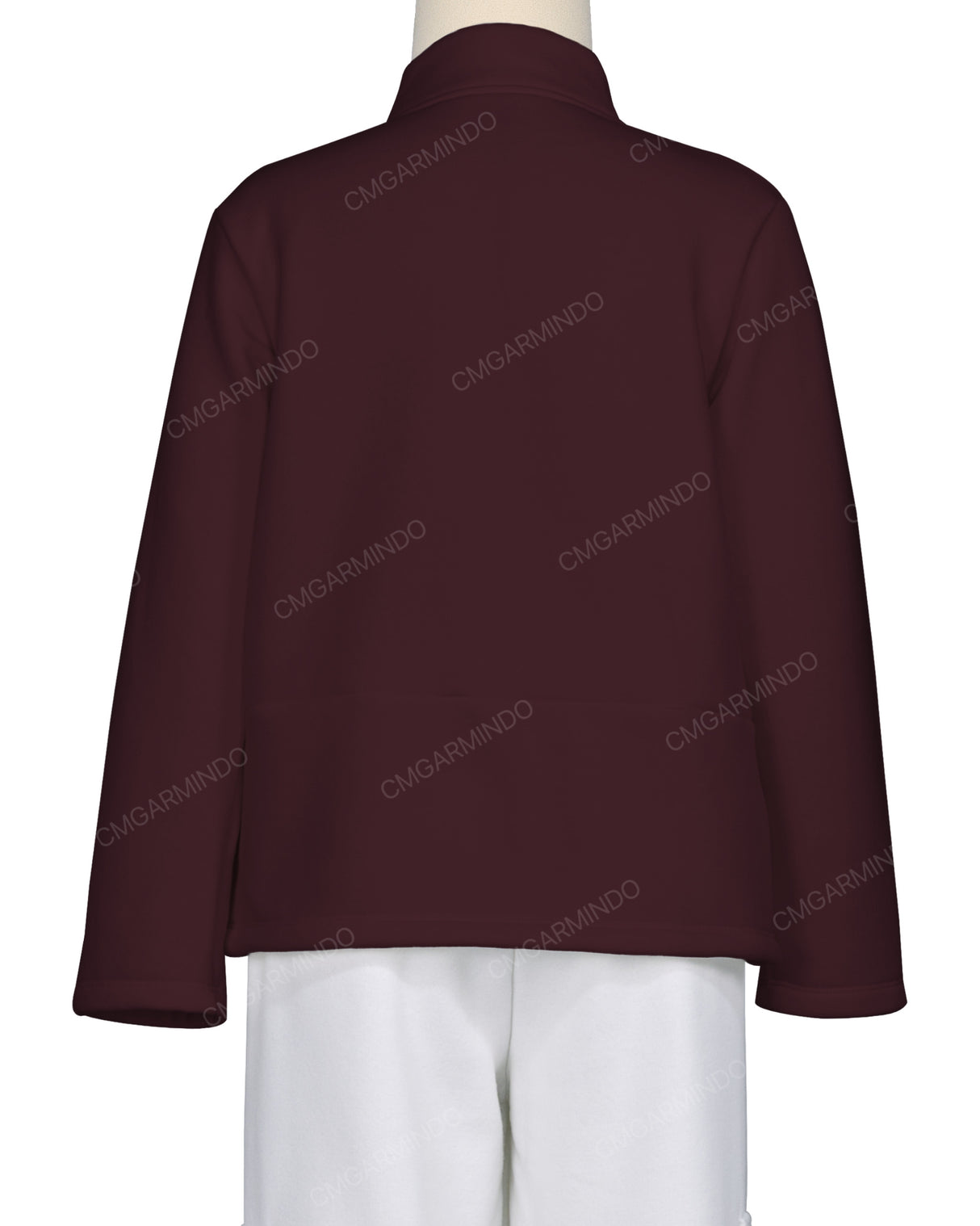 High Neck 1/4 Zip Panel Sweatshirt