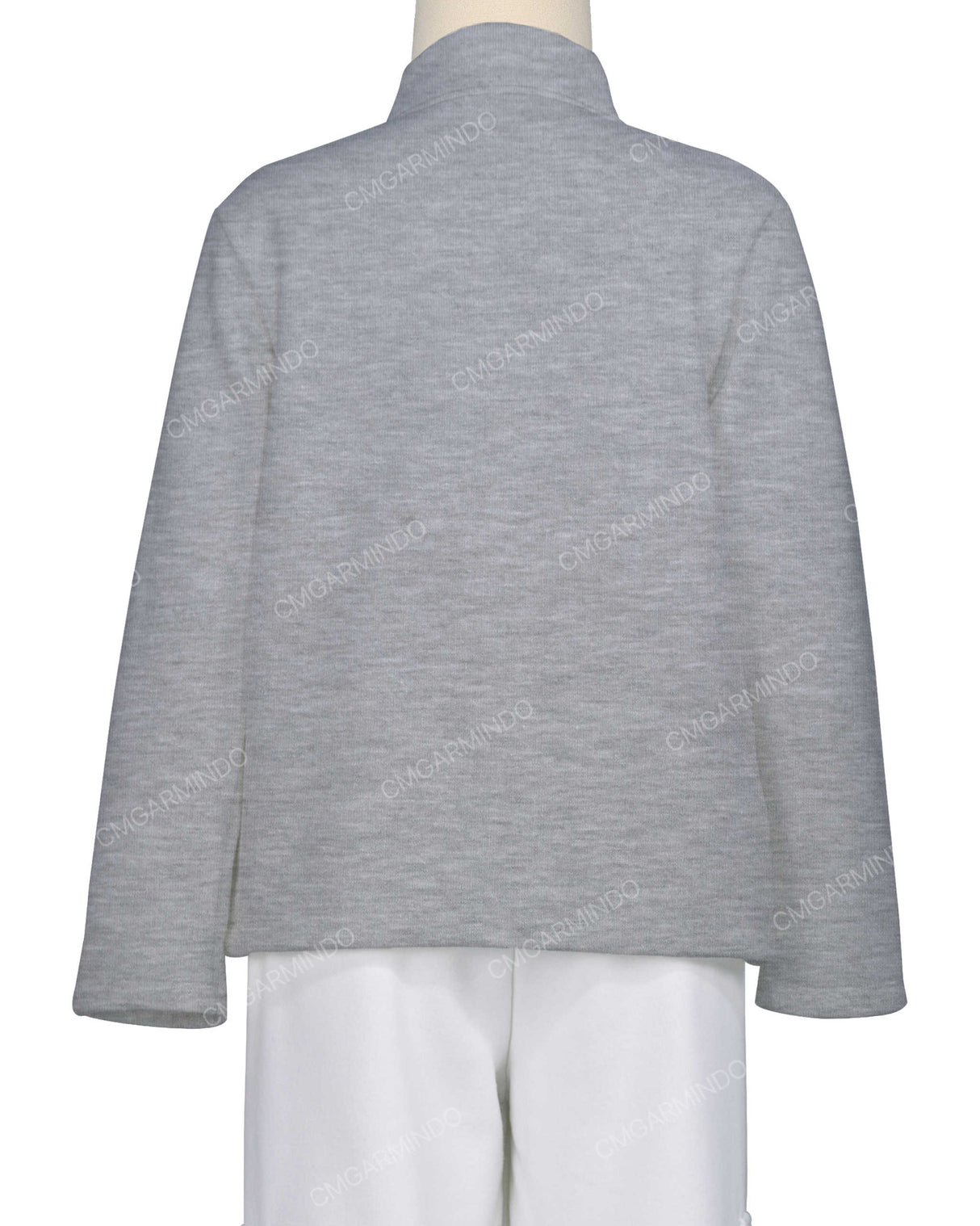 High Neck 1/4 Zip Panel Sweatshirt