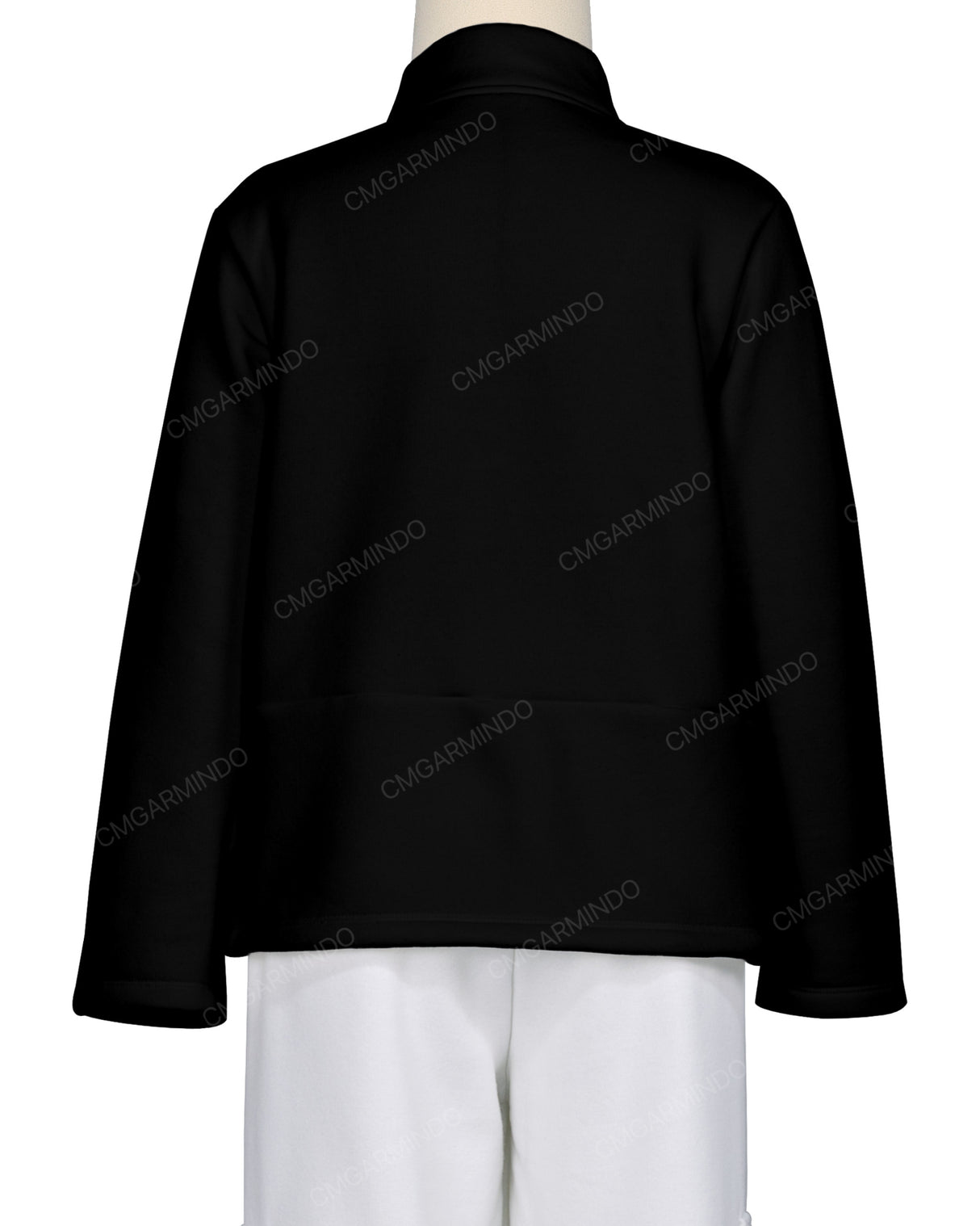 High Neck 1/4 Zip Panel Sweatshirt