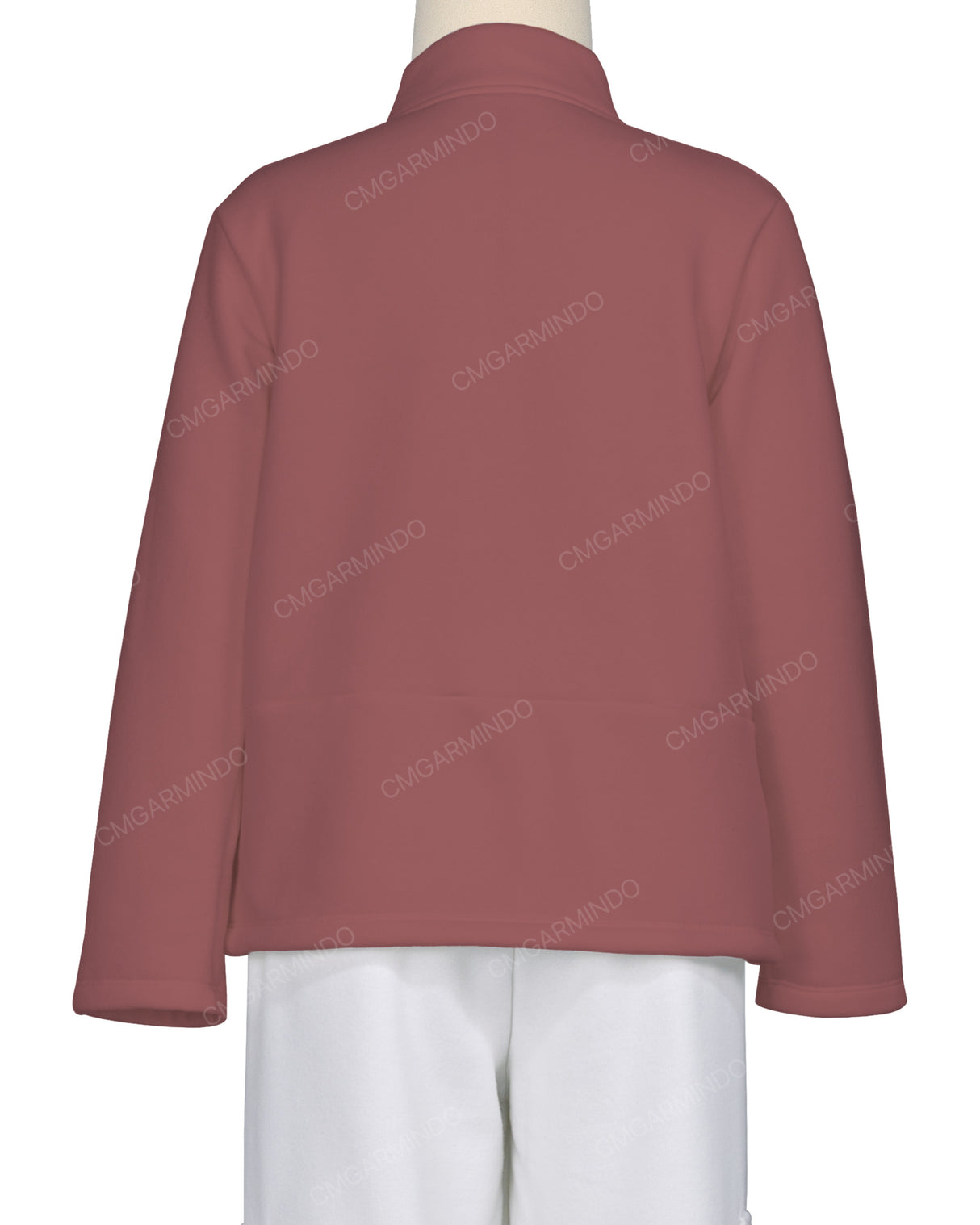 High Neck 1/4 Zip Panel Sweatshirt