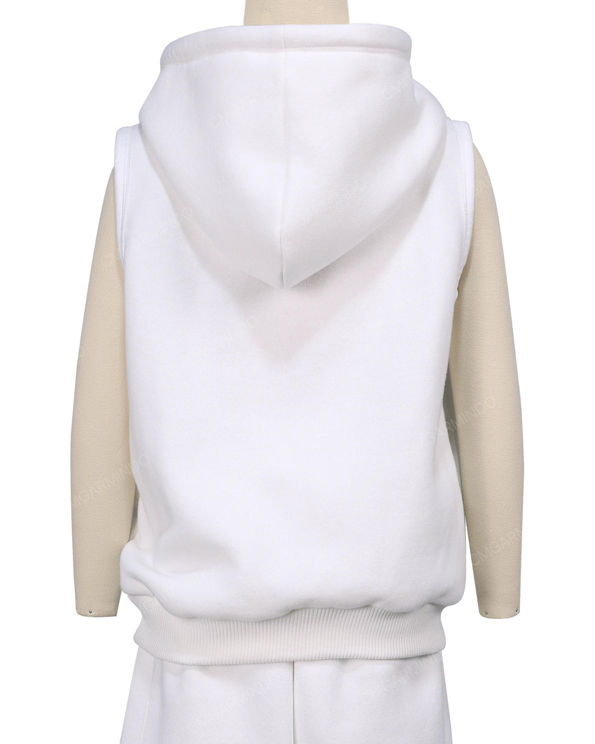 Sleeveless Zip-Up Hoodie