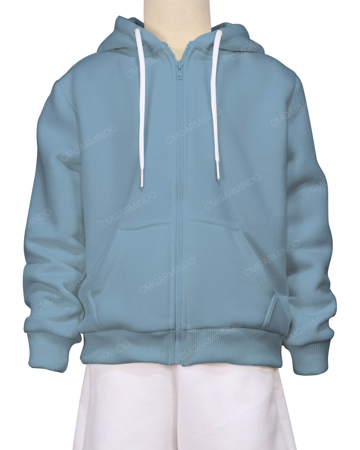 Relaxed Zip-Up Hoodie