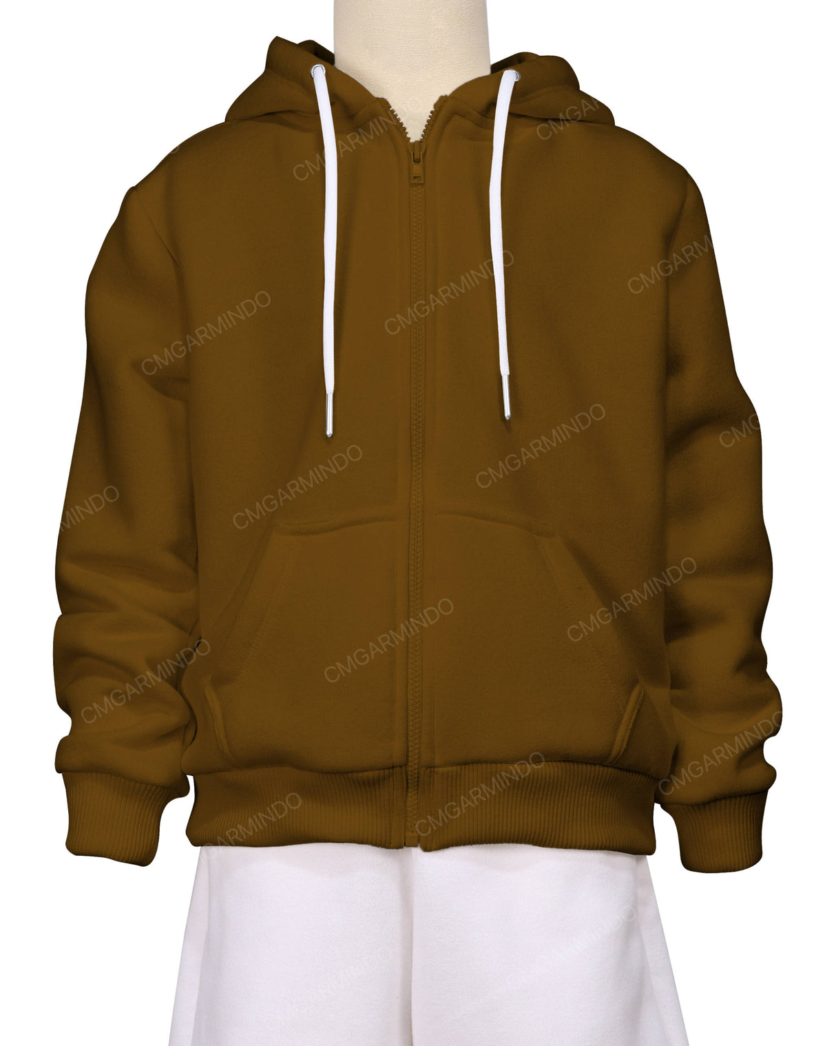 Relaxed Zip-Up Hoodie