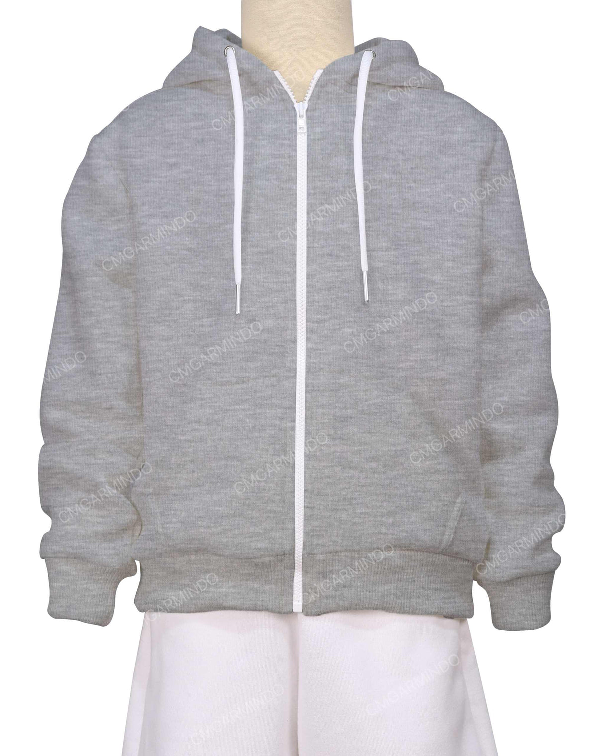 Relaxed Zip-Up Hoodie
