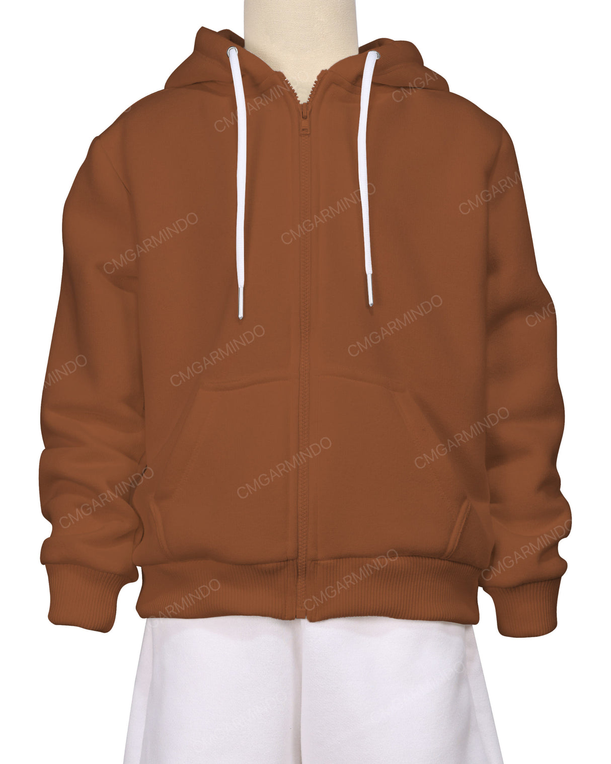 Relaxed Zip-Up Hoodie