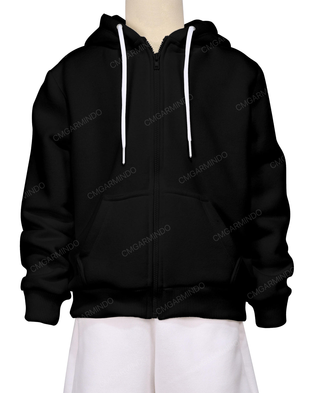 Relaxed Zip-Up Hoodie