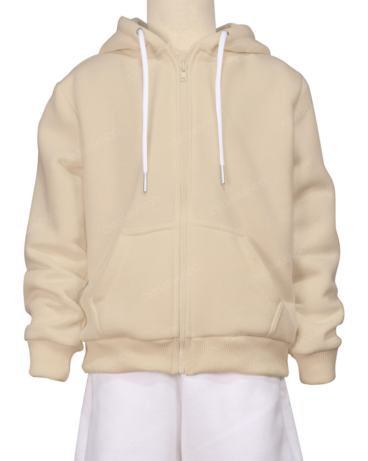 Relaxed Zip-Up Hoodie