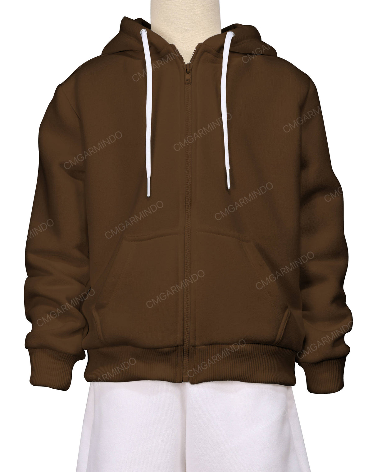 Relaxed Zip-Up Hoodie