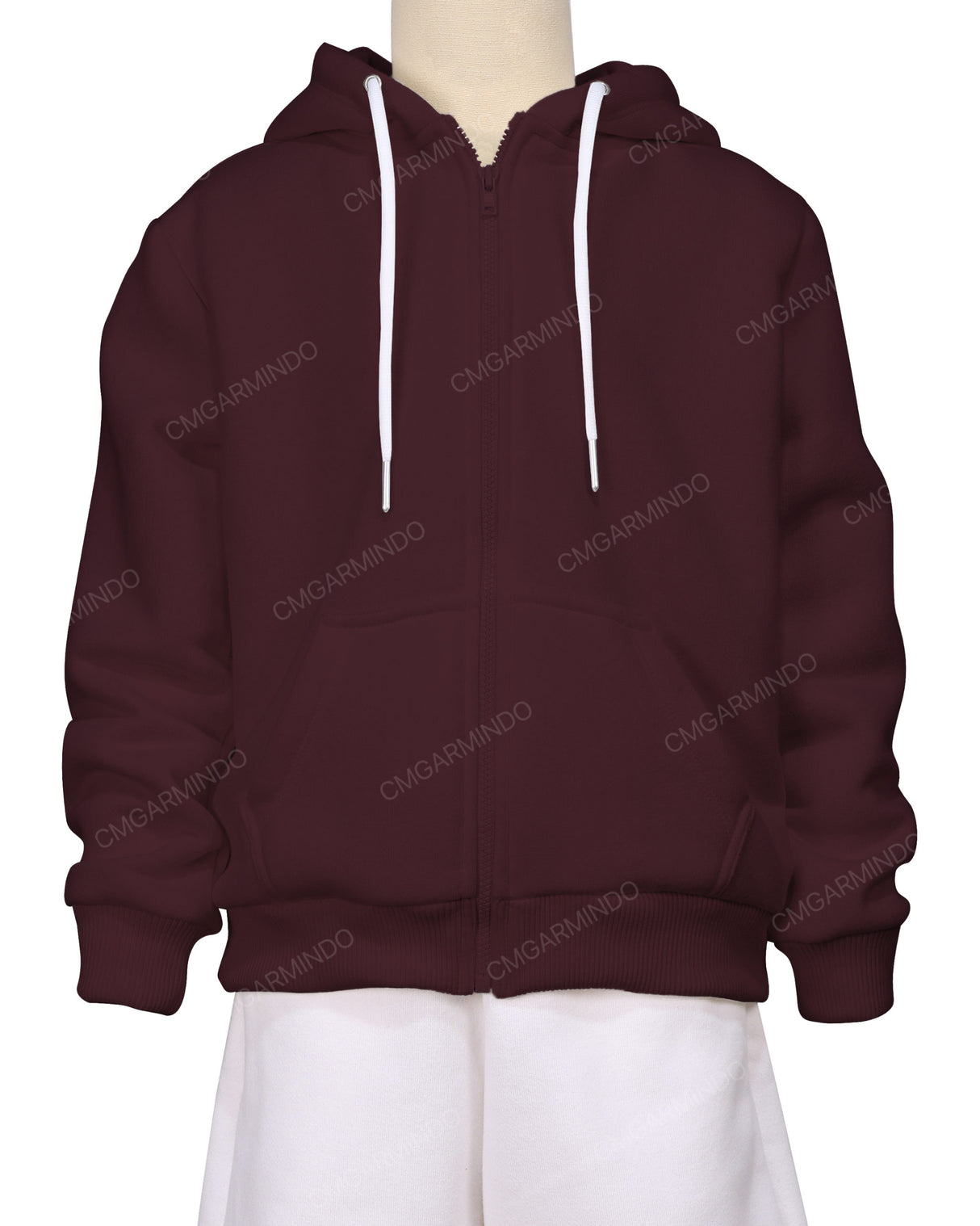 Relaxed Zip-Up Hoodie