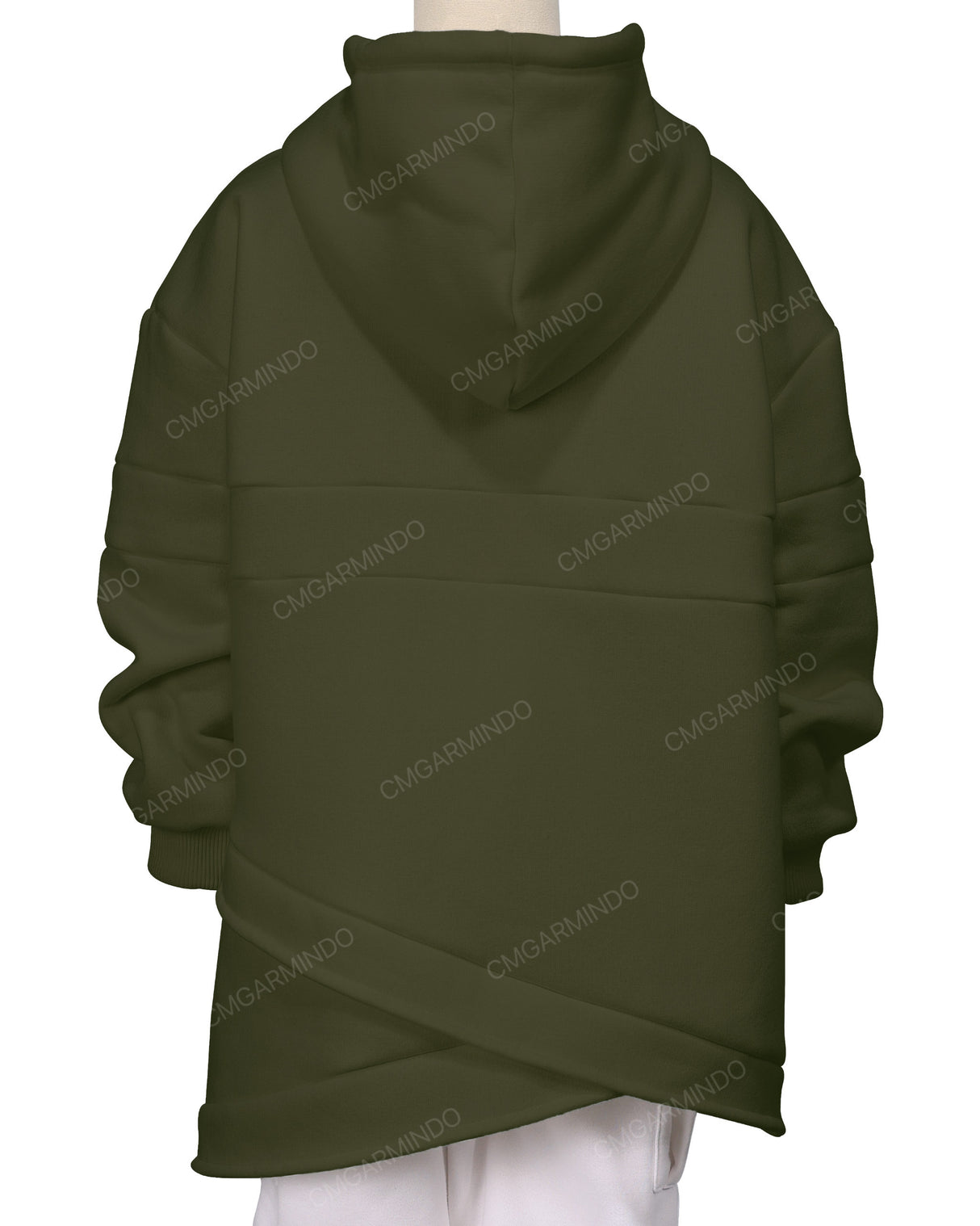 Panel Asymmetrical Hoodie