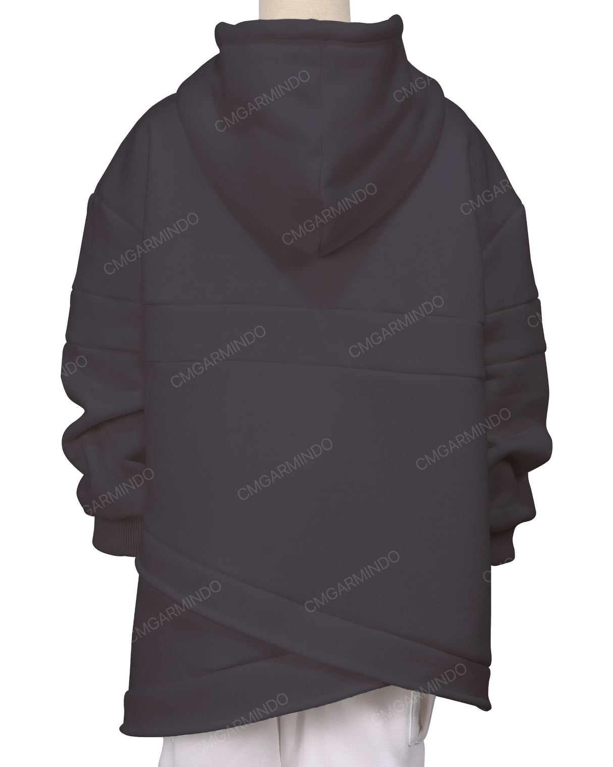 Panel Asymmetrical Hoodie