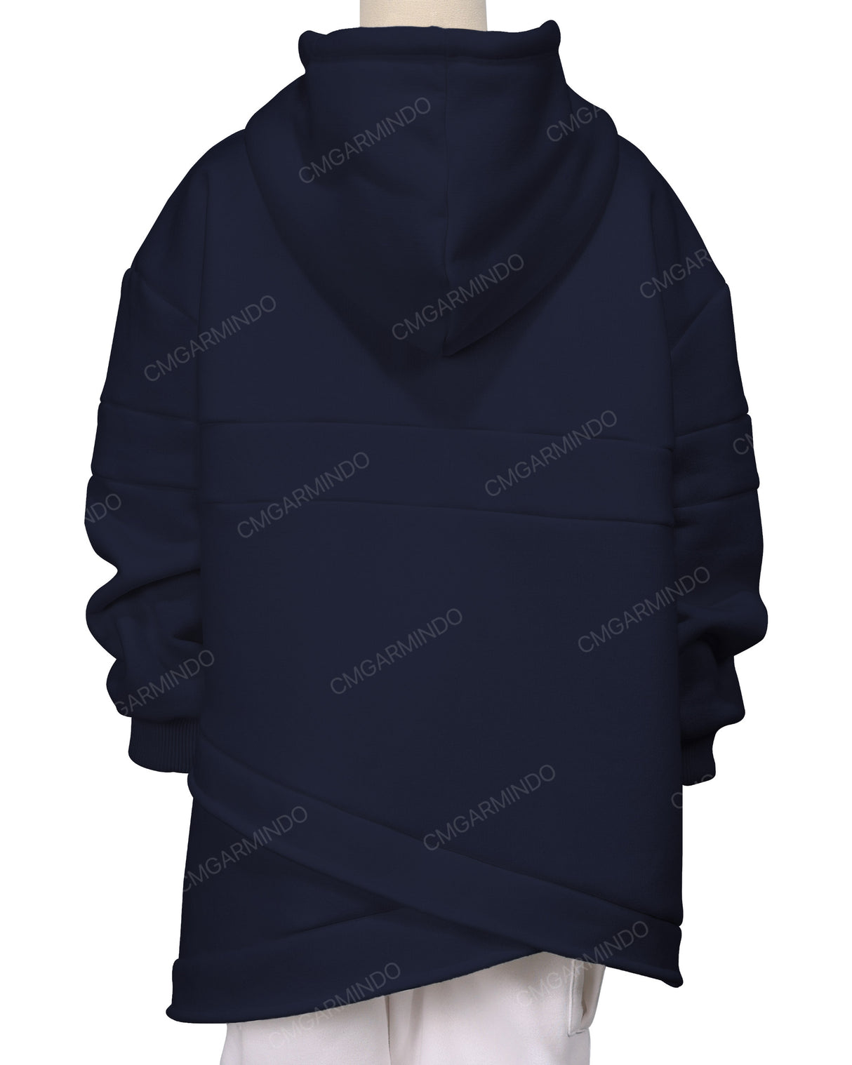 Panel Asymmetrical Hoodie