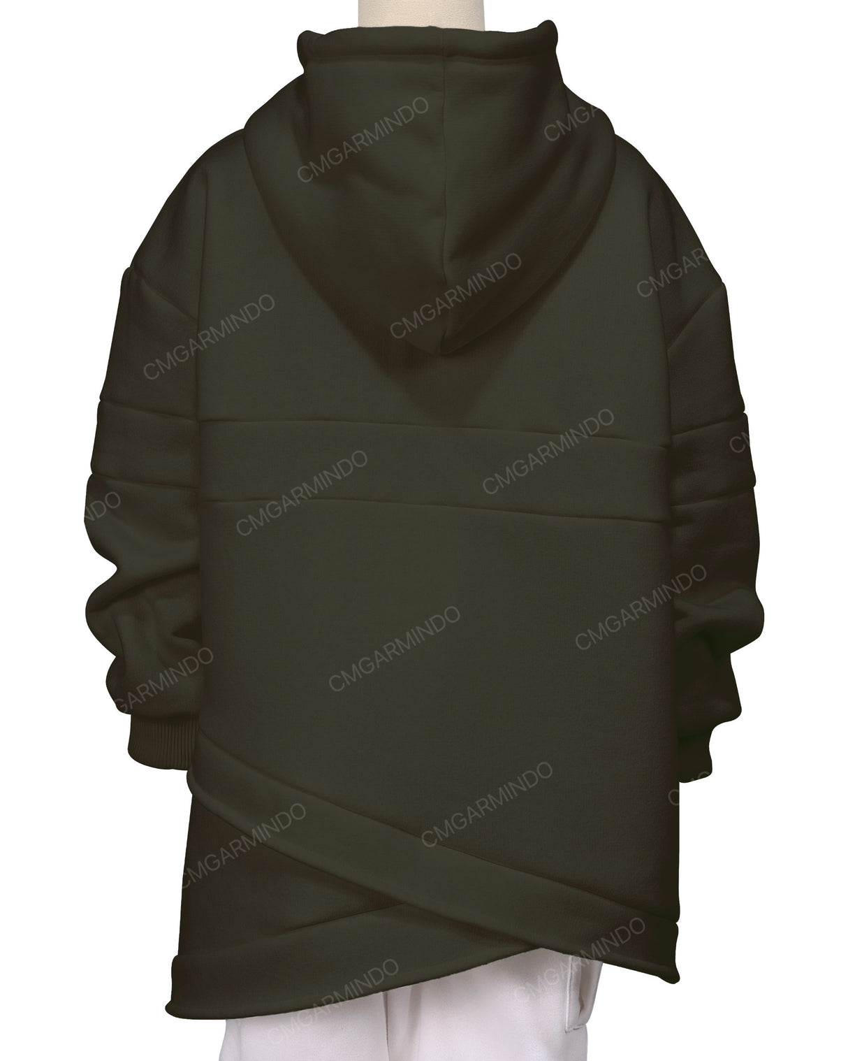 Panel Asymmetrical Hoodie