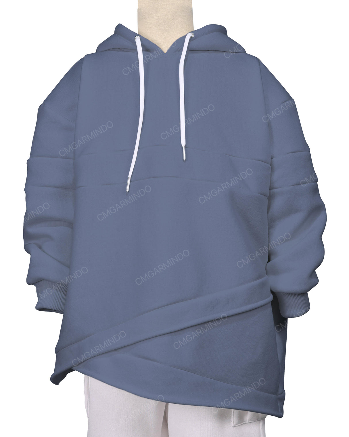 Panel Asymmetrical Hoodie