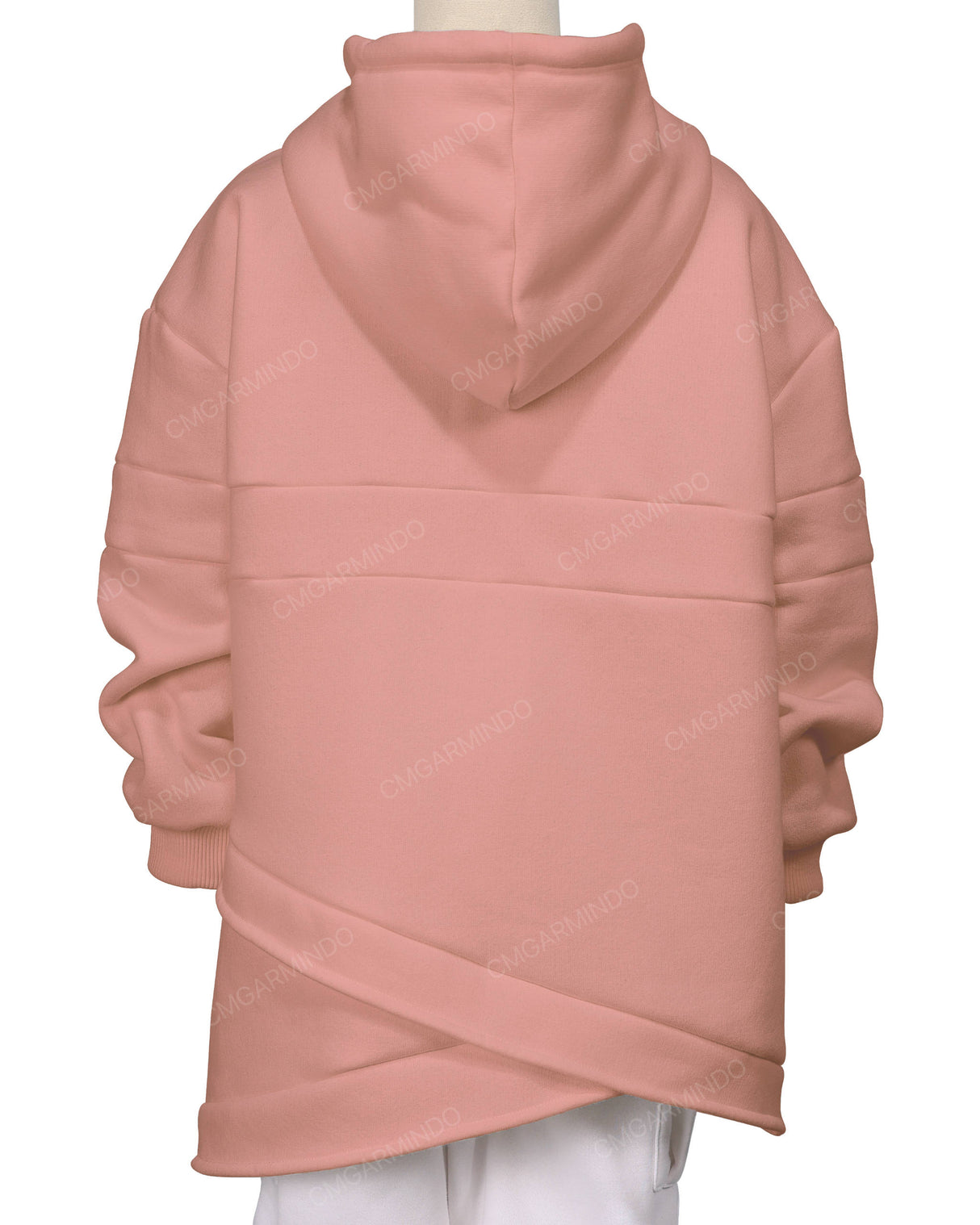 Panel Asymmetrical Hoodie