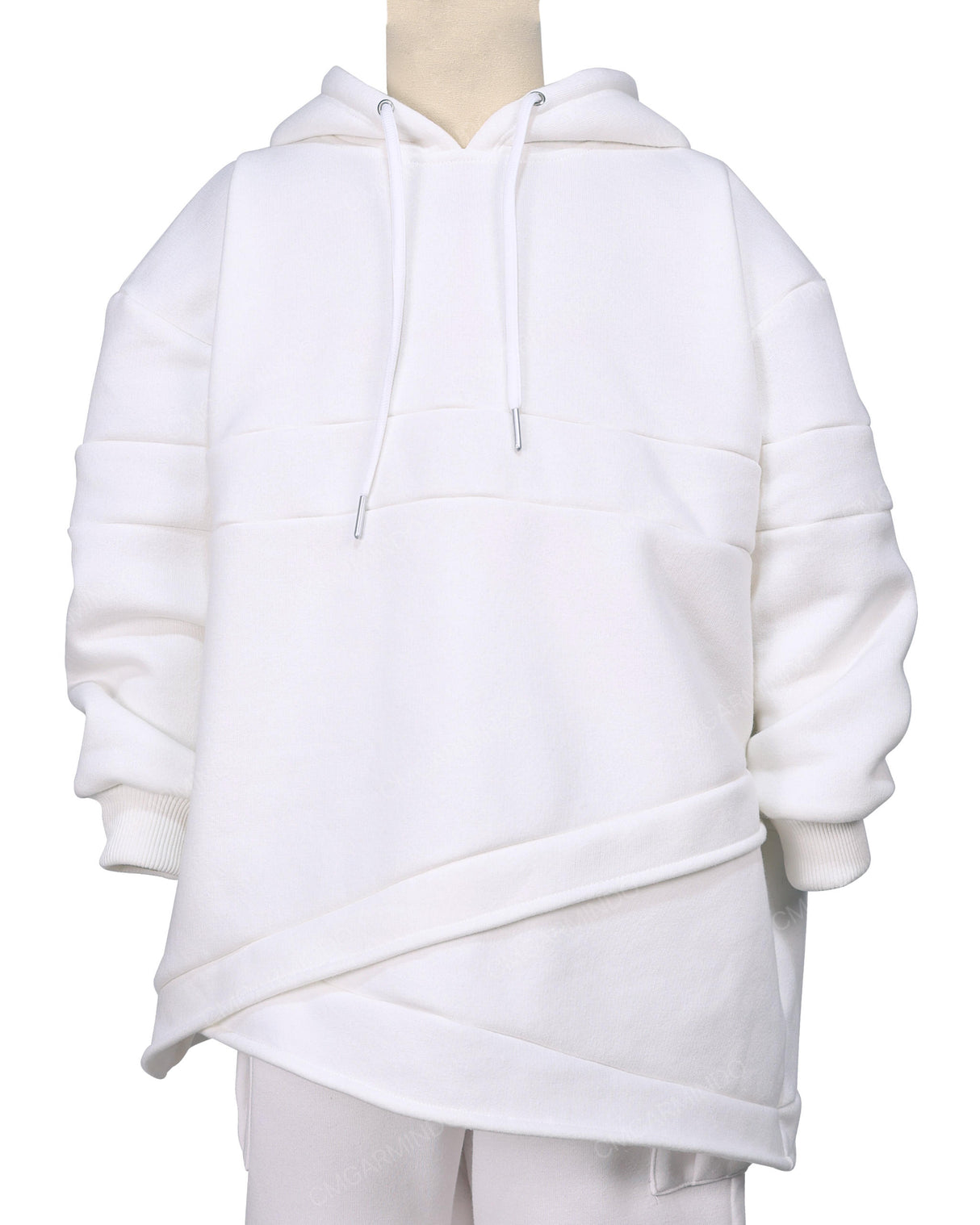 Panel Asymmetrical Hoodie