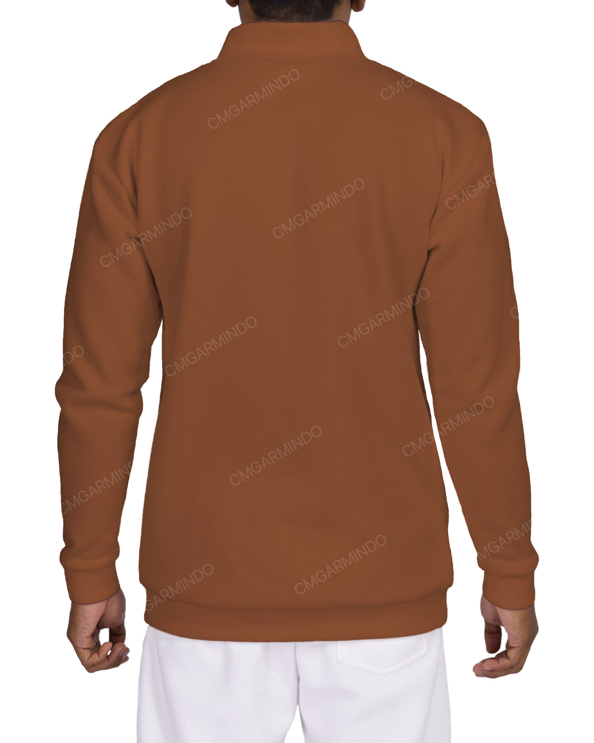1/4 Zip High Neck Sweatshirt
