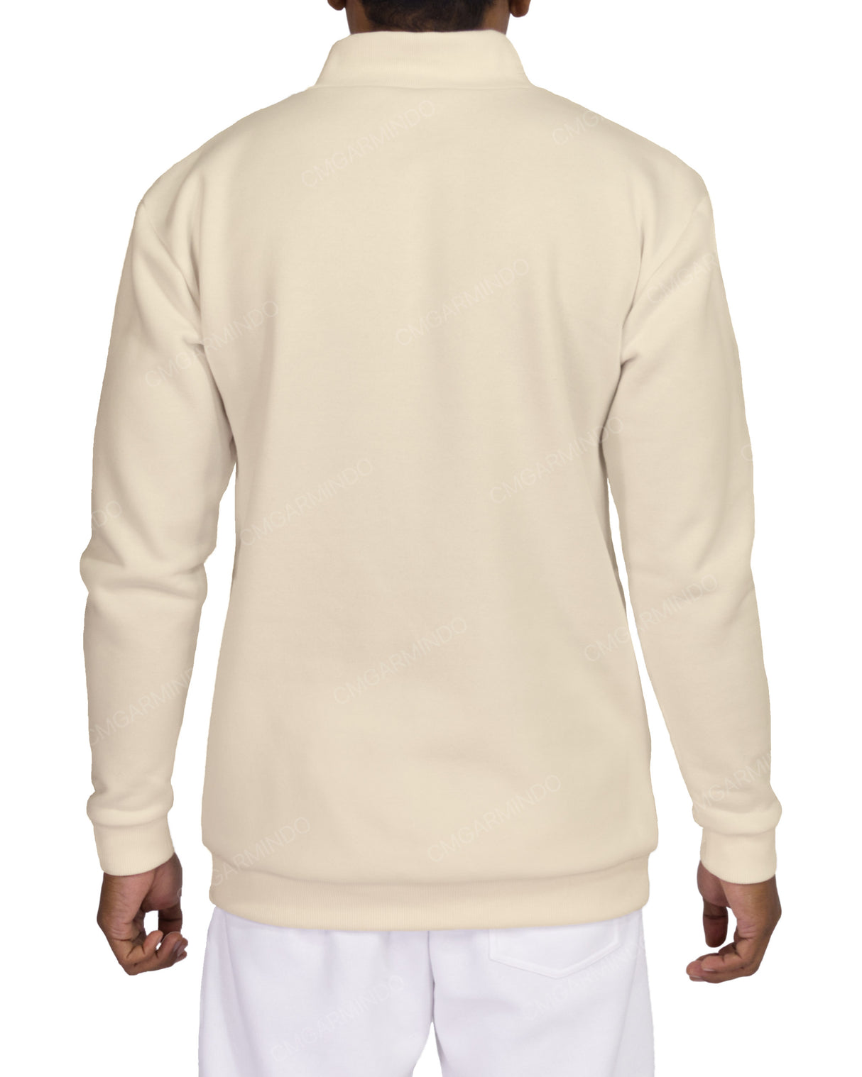 1/4 Zip High Neck Sweatshirt