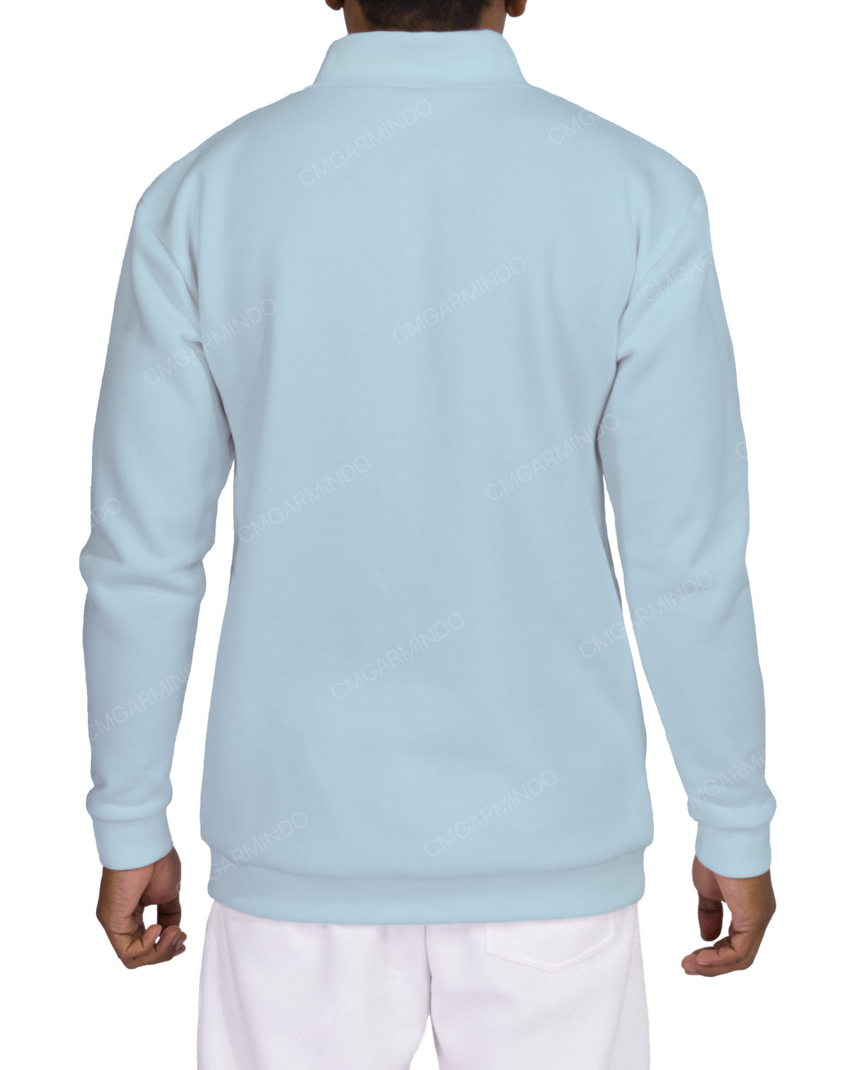 1/4 Zip High Neck Sweatshirt