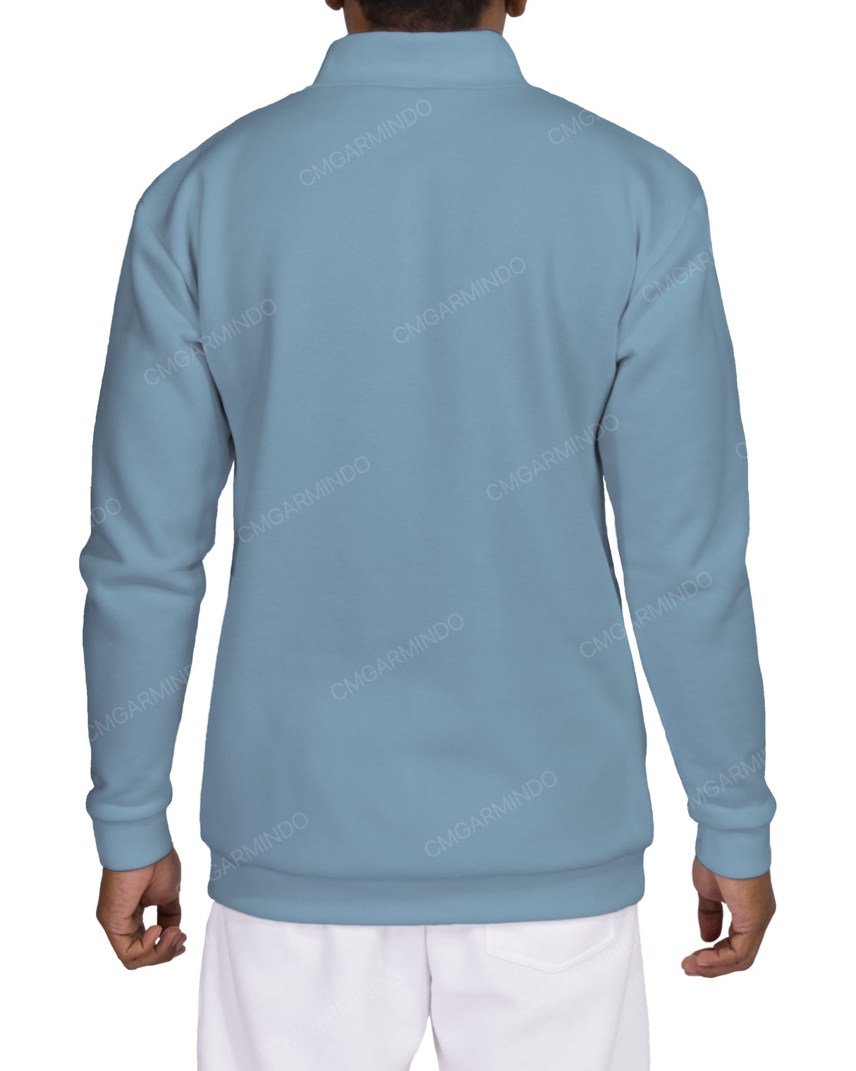 1/4 Zip High Neck Sweatshirt