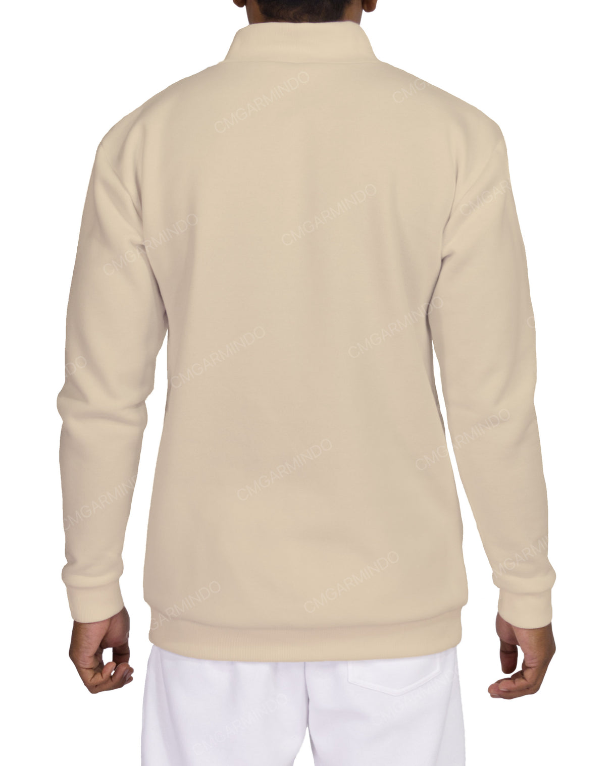 1/4 Zip High Neck Sweatshirt