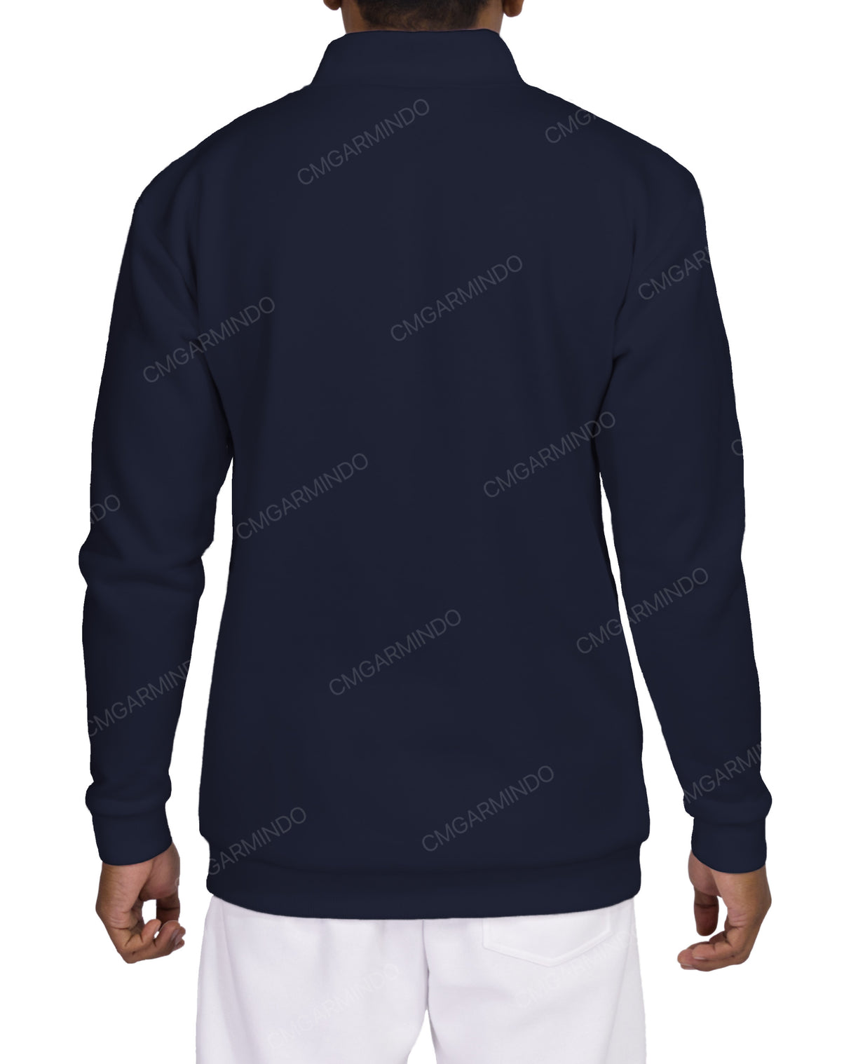 1/4 Zip High Neck Sweatshirt