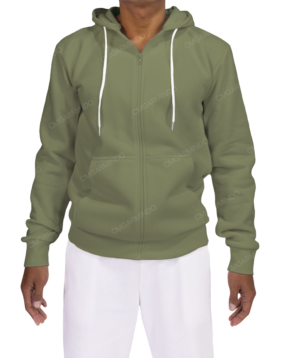 Regular Zip-Up Hoodie