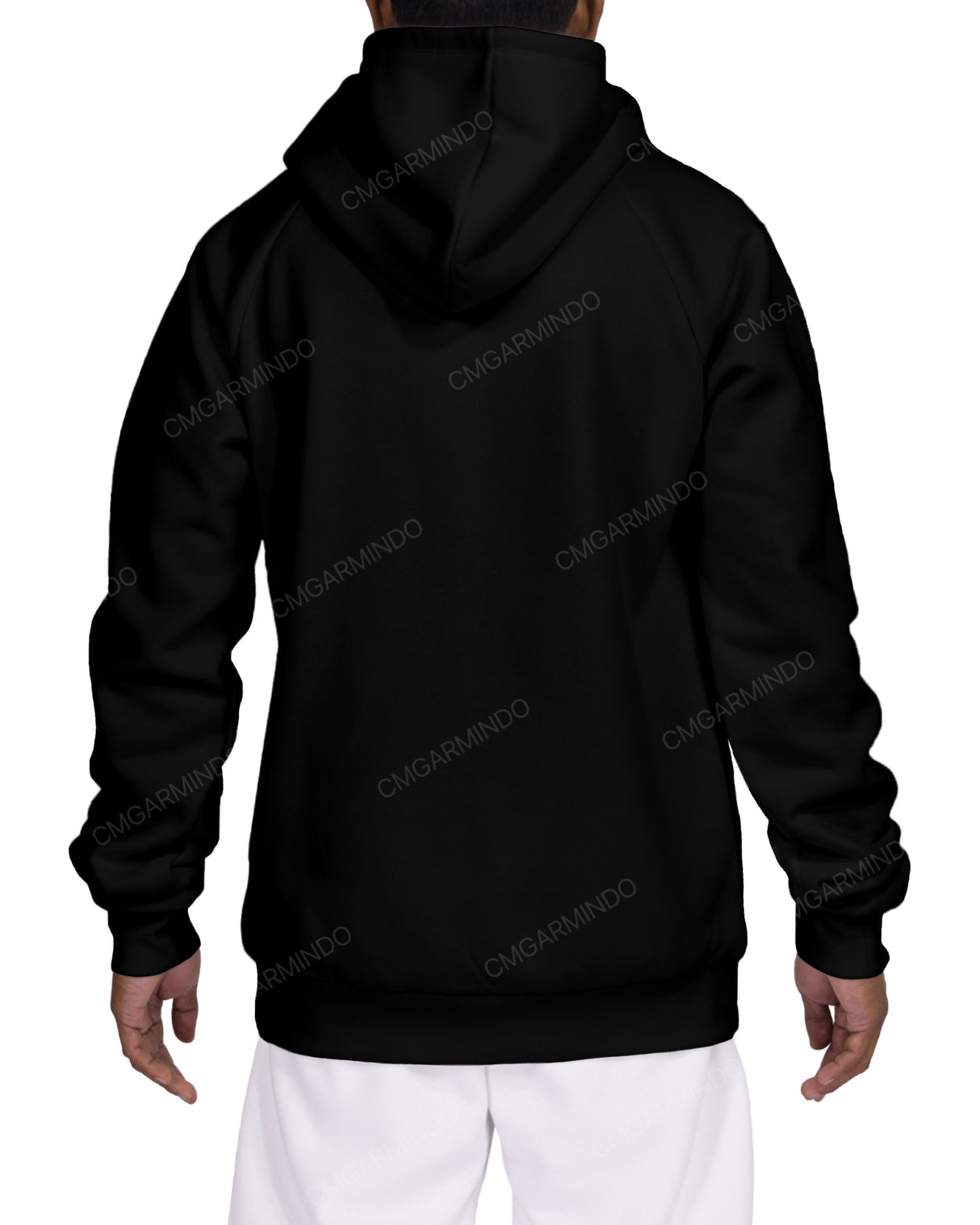 Oversized Wrap Hood Raglan Hoodie