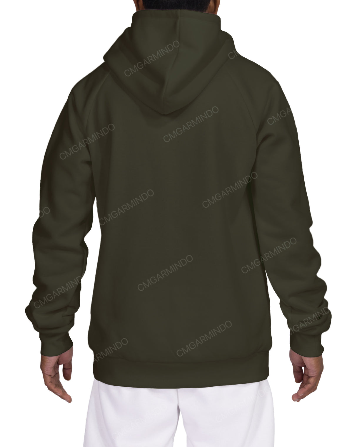 Oversized Wrap Hood Raglan Hoodie