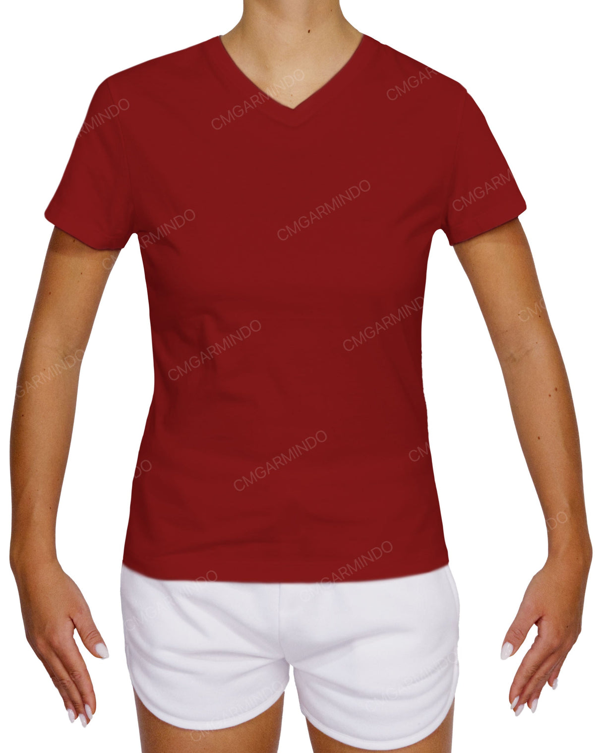 Fitted V-Neck T-Shirt