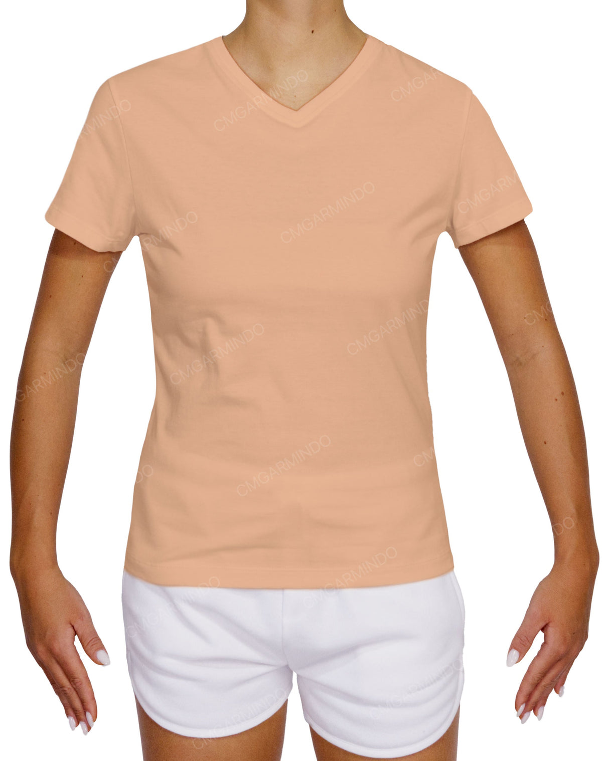 Fitted V-Neck T-Shirt