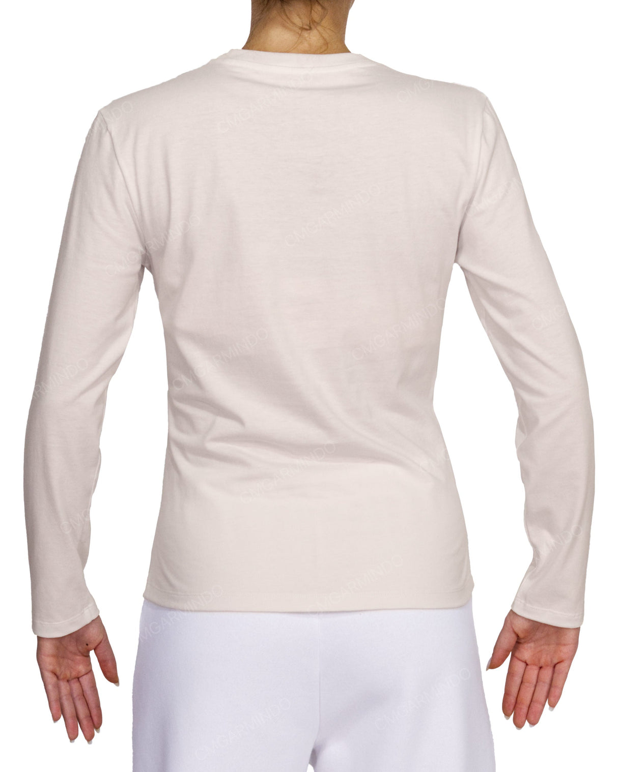 Fitted Long Sleeve Crew Neck T-Shirt