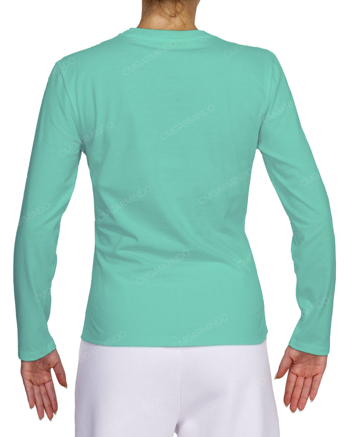 Fitted Long Sleeve Crew Neck T-Shirt