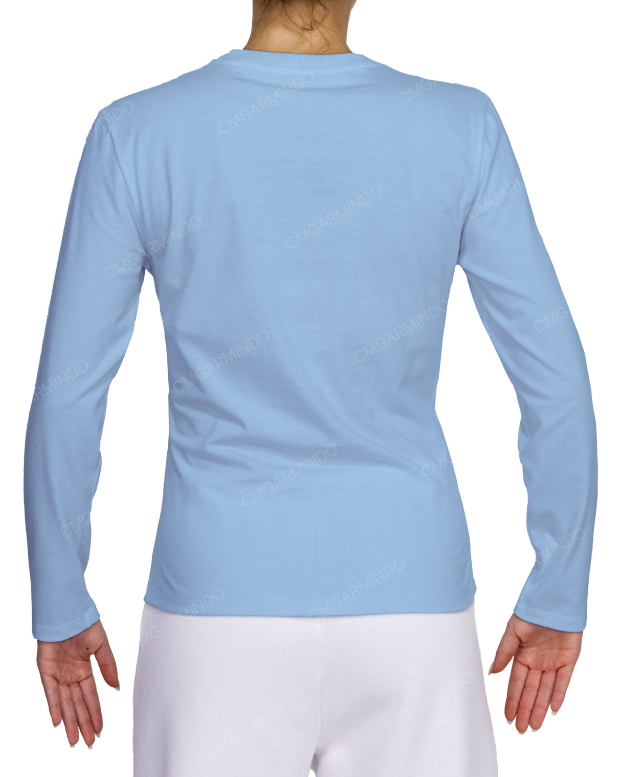 Fitted Long Sleeve Crew Neck T-Shirt