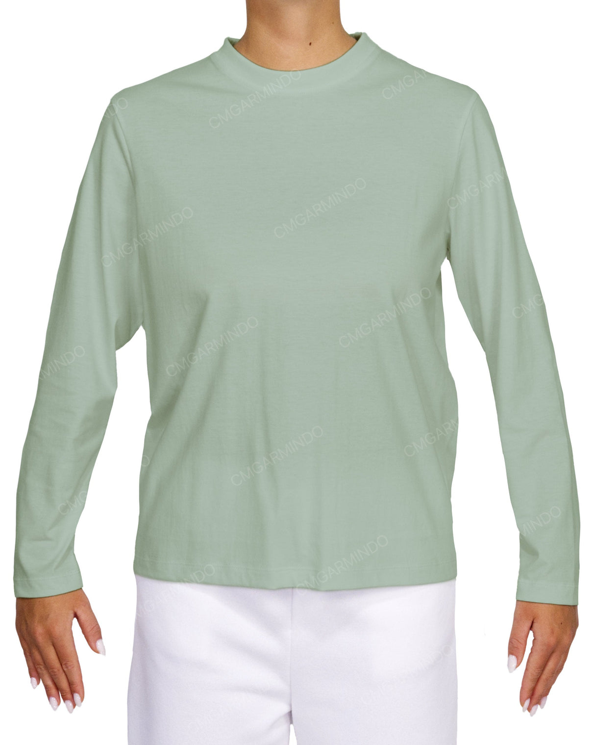 Relaxed Long Sleeve Crew Neck T-Shirt