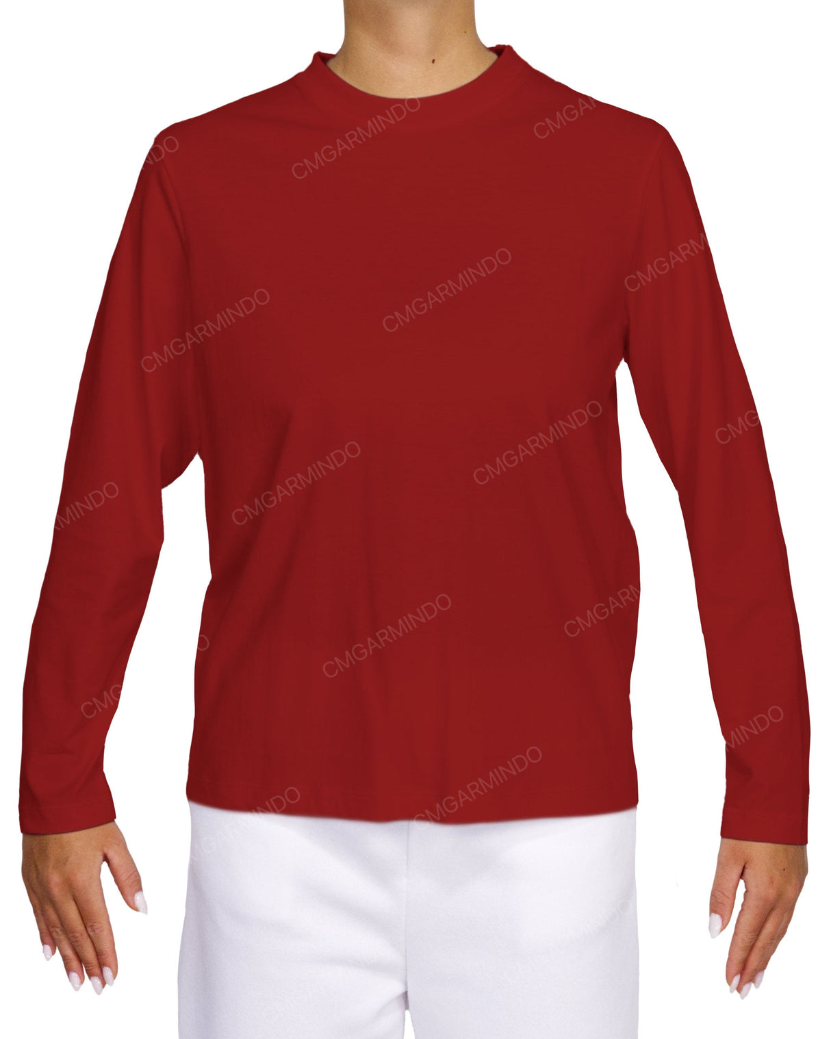 Relaxed Long Sleeve Crew Neck T-Shirt