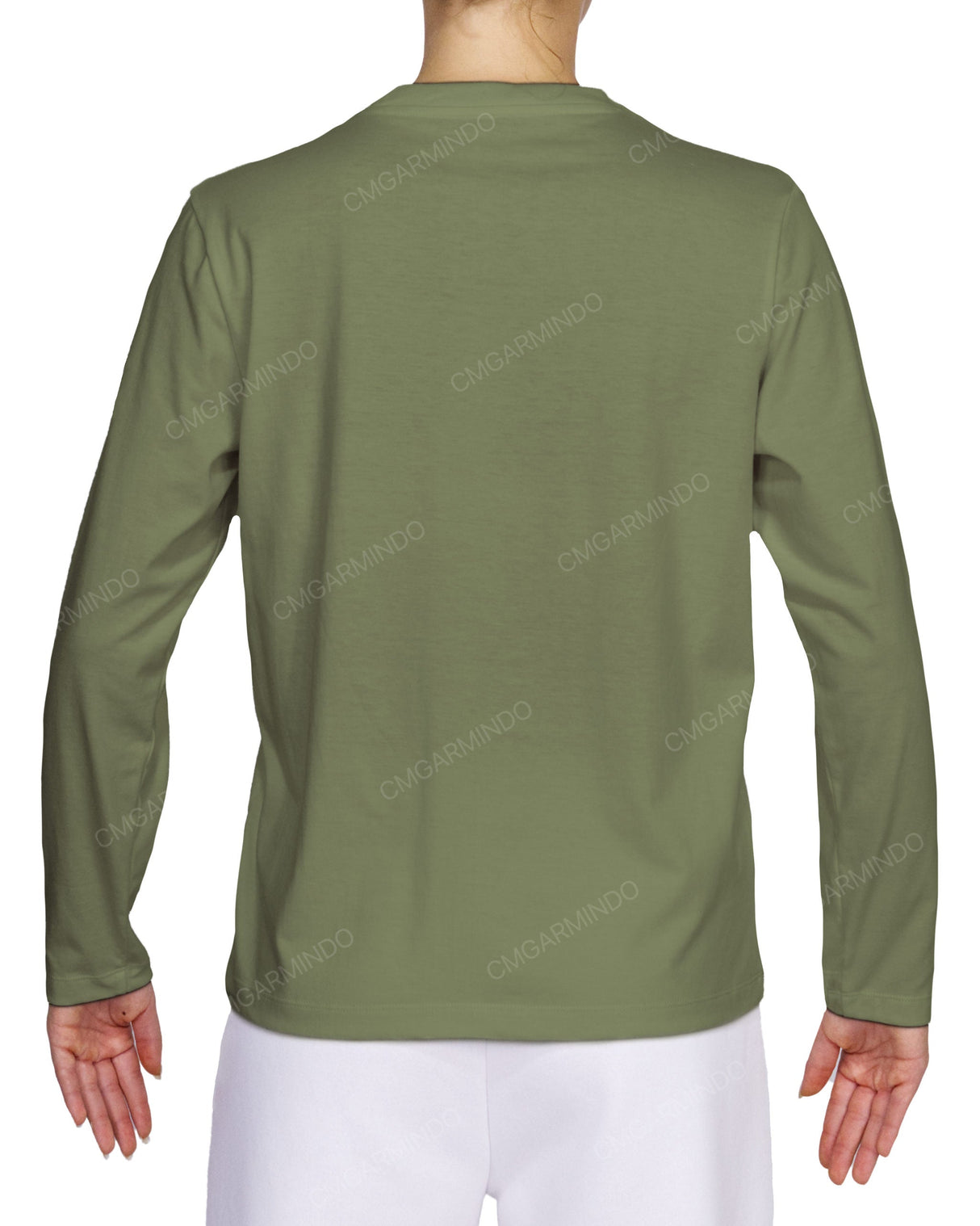 Relaxed Long Sleeve Crew Neck T-Shirt