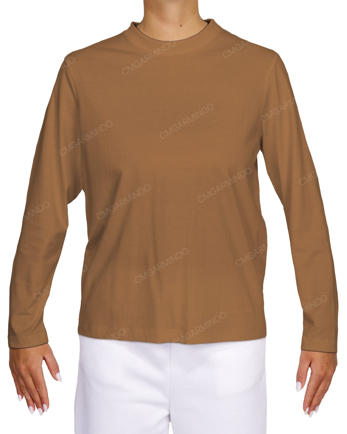 Relaxed Long Sleeve Crew Neck T-Shirt