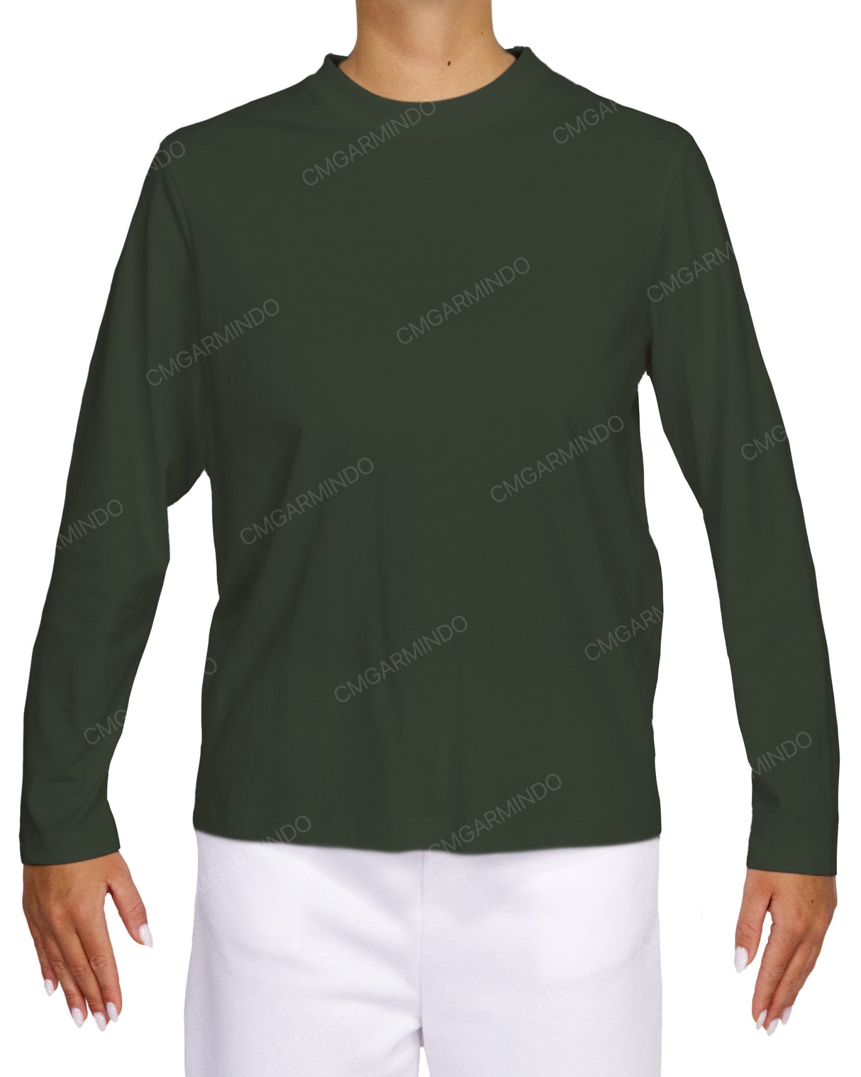 Relaxed Long Sleeve Crew Neck T-Shirt