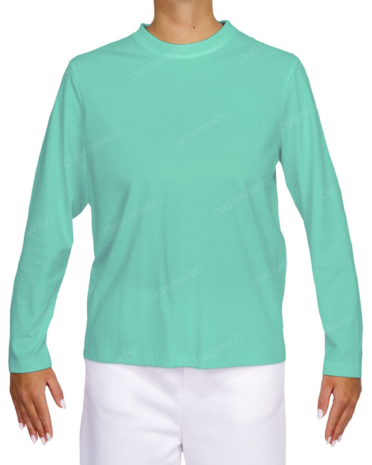Relaxed Long Sleeve Crew Neck T-Shirt