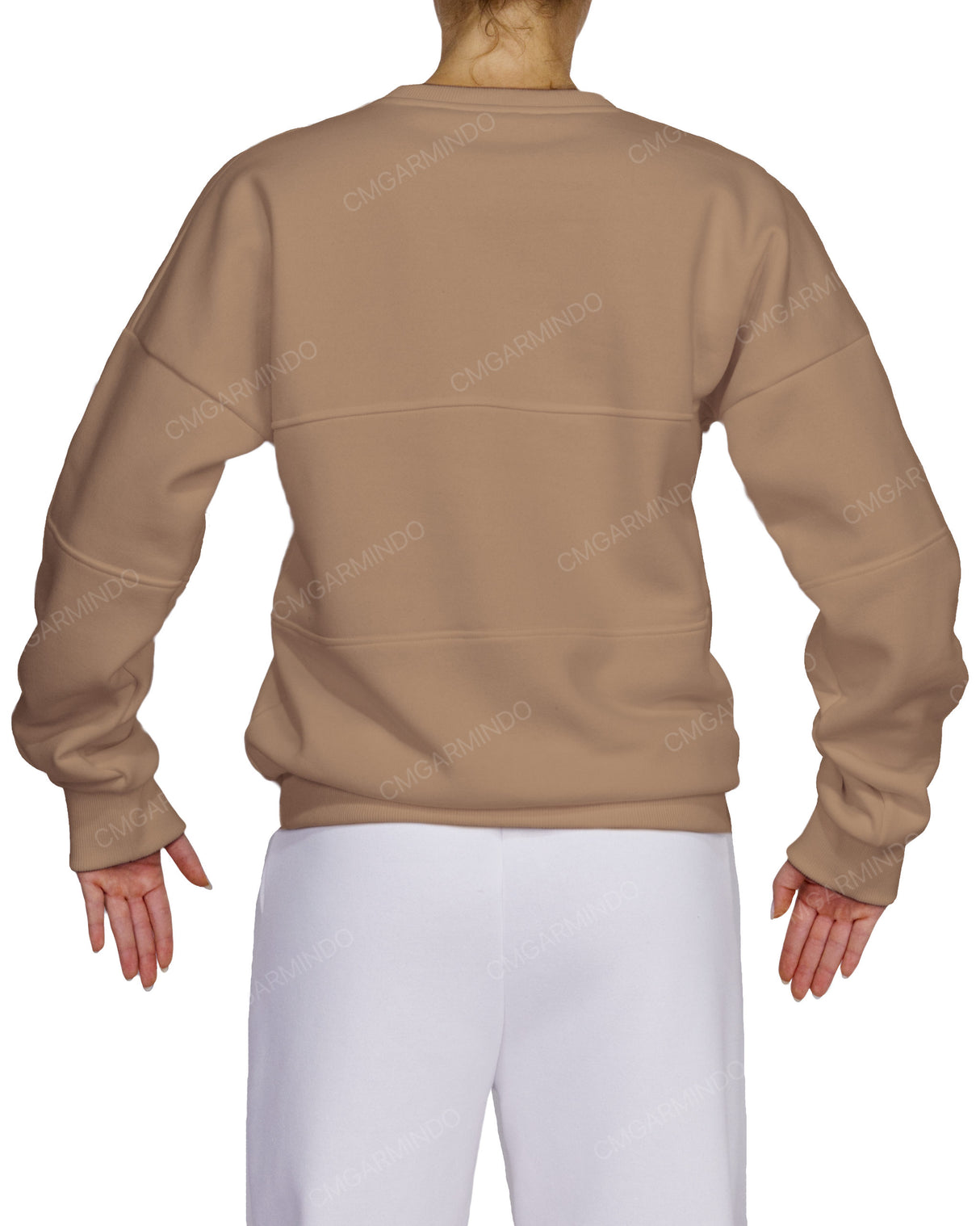 Oversized Drop Shoulder Panel Sweatshirt