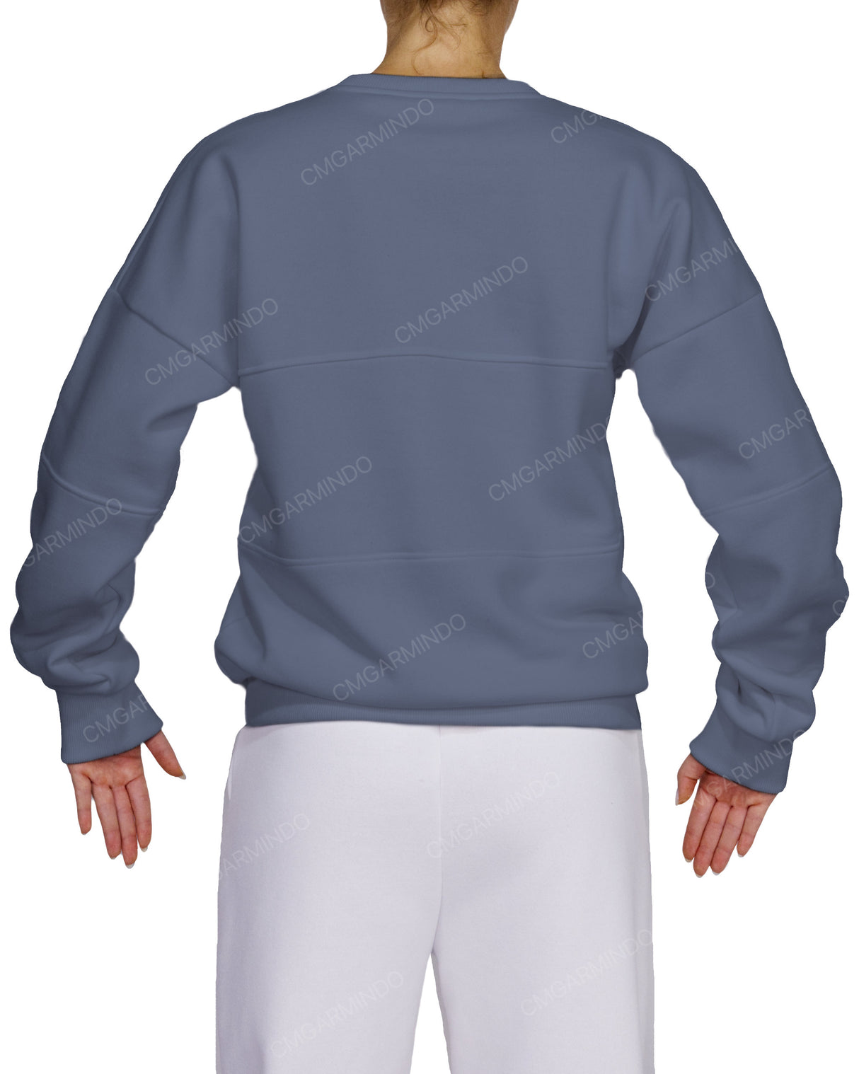 Oversized Drop Shoulder Panel Sweatshirt
