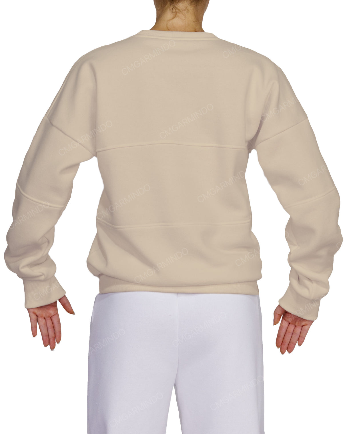 Oversized Drop Shoulder Panel Sweatshirt