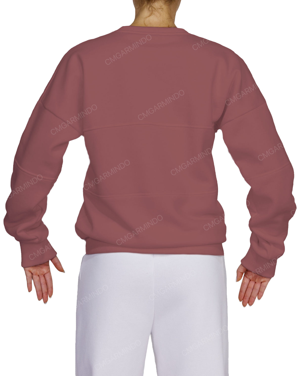 Oversized Drop Shoulder Panel Sweatshirt