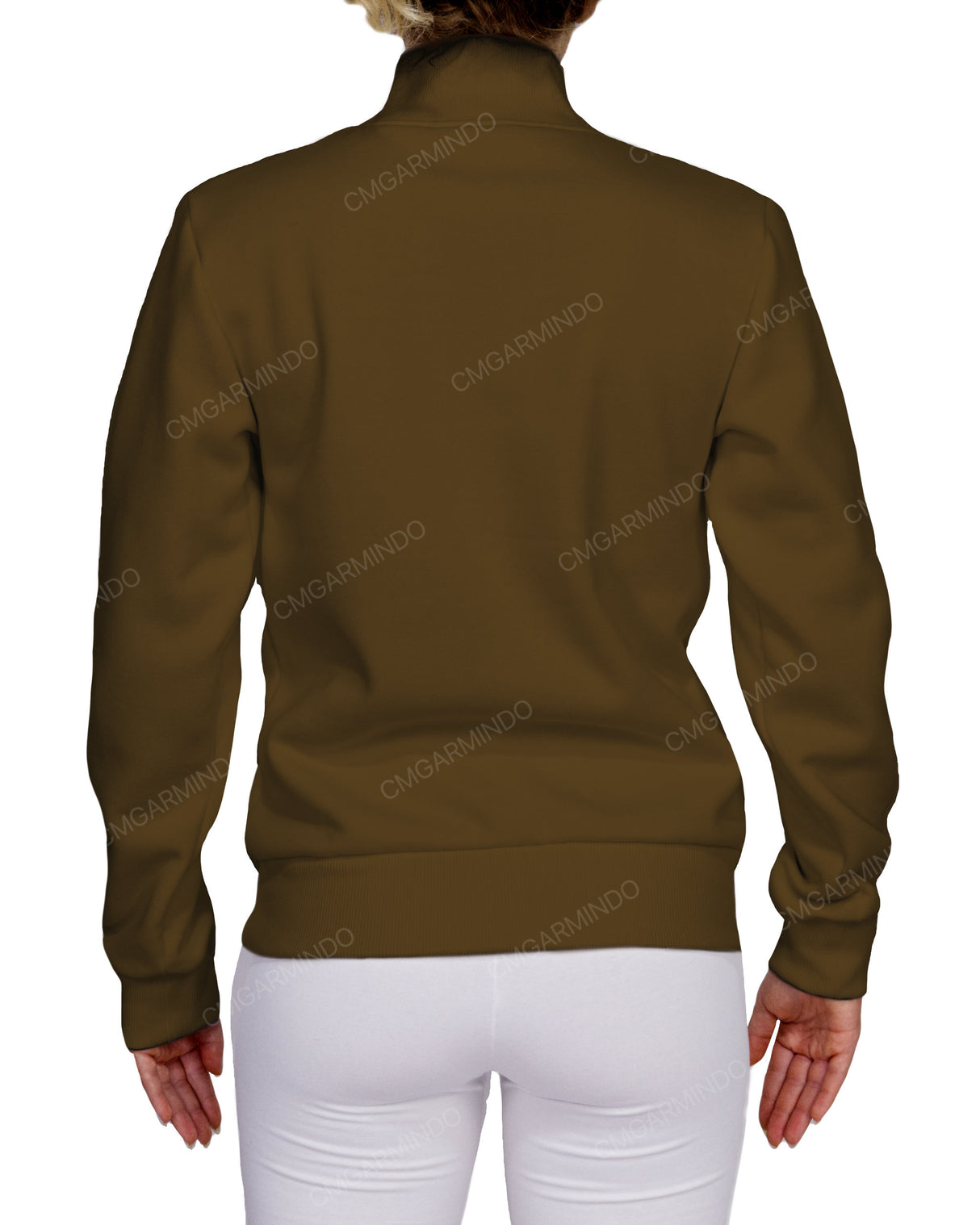 High Neck 1/4 Zip Sweatshirt