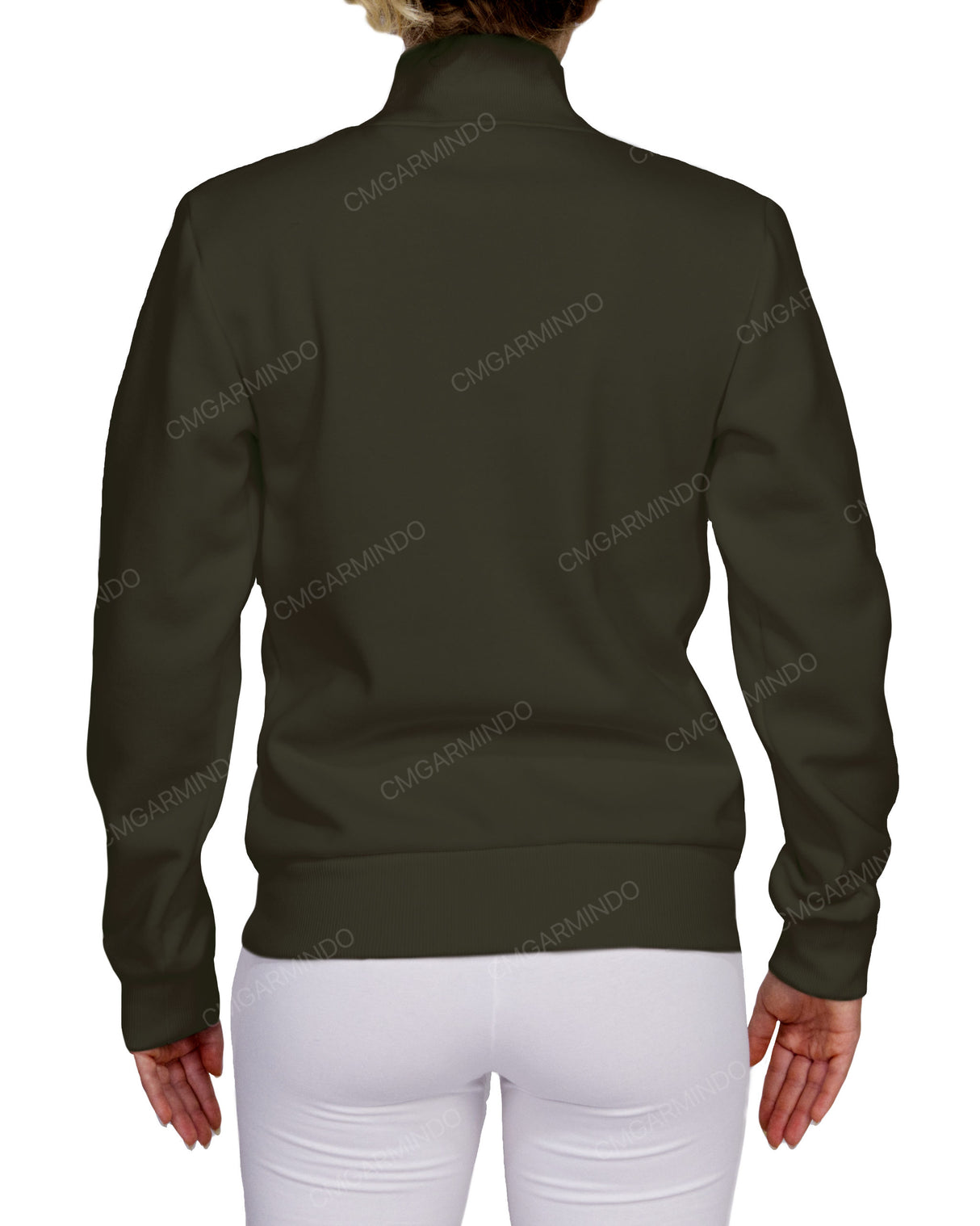 High Neck 1/4 Zip Sweatshirt