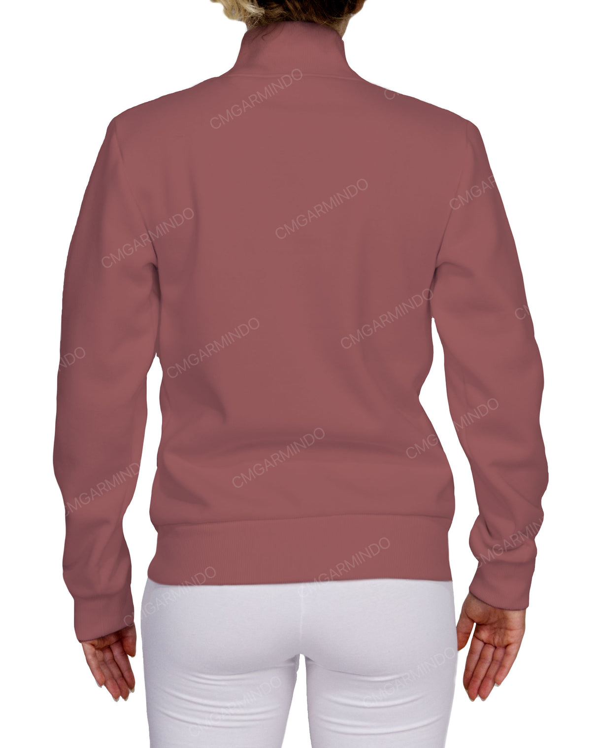 High Neck 1/4 Zip Sweatshirt