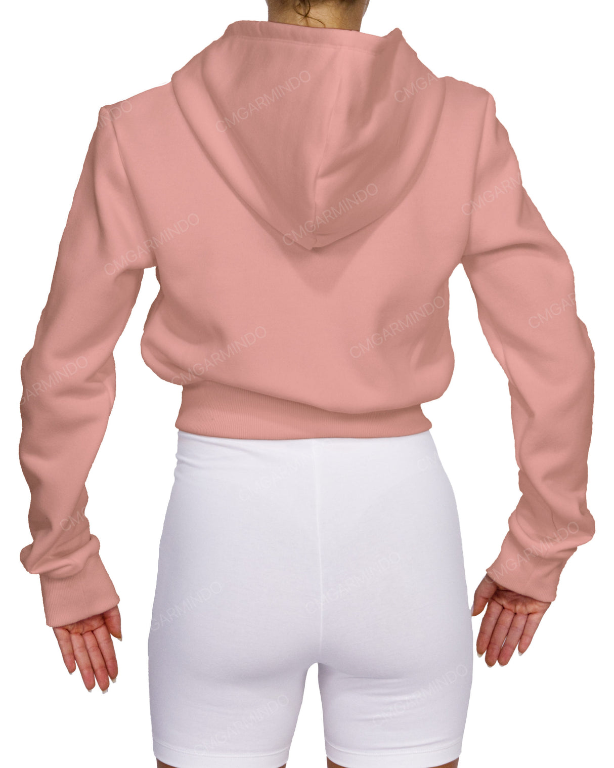 Zip-Up Crop Hoodie