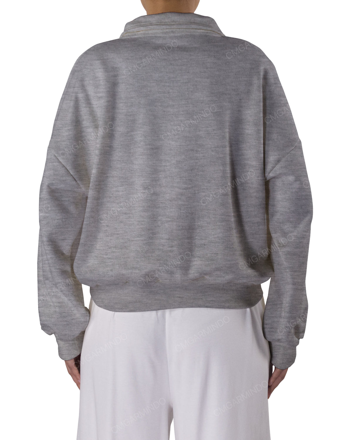 High Neck Multipanel Sweatshirt