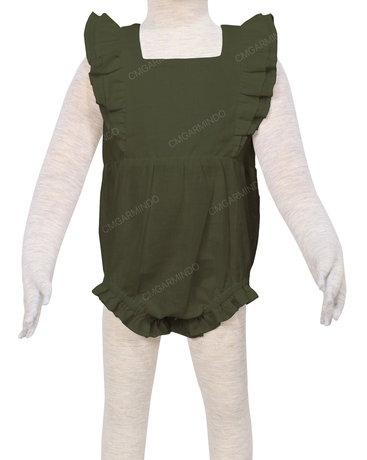 Ruffle Shoulder Onesie